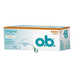 O.B. Original Curved Grooves & SilkTouch Cover για Αυξημένη Ροή 16τμχ