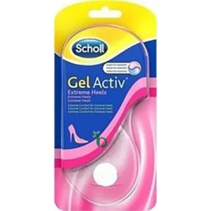 Scholl Gel Activ Extreme Heels Πέλματα Μετατάρσιου Σιλικόνης για Γυναίκες 2τμχ