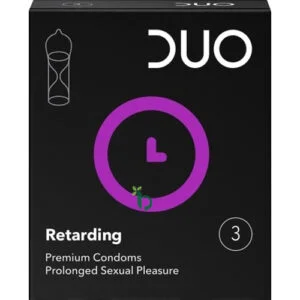 Duo Προφυλακτικά Retarding με Επιβραδυντικό 3τμχ