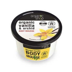 Organic Shop Vanilla & Orchid Ενυδατική Mousse με Άρωμα Βανίλια 250ml