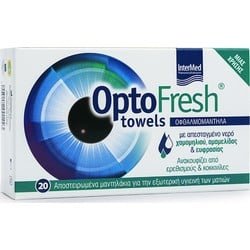 Intermed OptoFresh Towels Αποστειρωμένα Οφθαλμομάντηλα 20τμχ