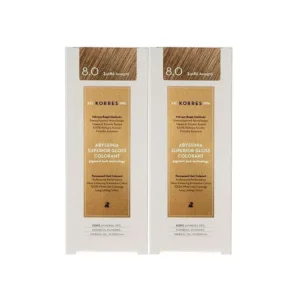 Korres Abyssinia Superior Gloss Colorant 8.0 Ξανθό Ανοιχτό 2 x 50ml