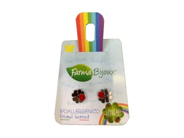 Farma Bijoux, Υποαλλεργικά Σκουλαρίκια Χωρίς Νικέλιο Λουλουδάκι-Πασχαλίτσα