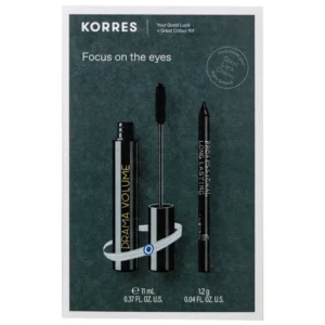 Korres Focus on the Eyes Σετ Μακιγιάζ για τα Μάτια 3τμχ