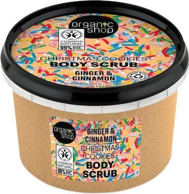 Organic Shop Christmas Cookies Scrub Σώματος Ginger & Cinnamon 250ml