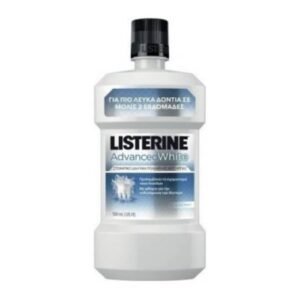 Listerine Advanced White Στοματικό Διάλυμα κατά της Πλάκας για Λεύκανση 500ml