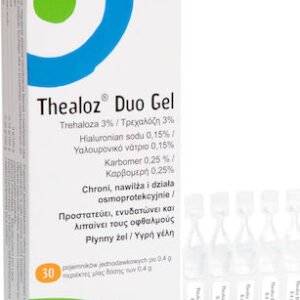 Thea Pharma Hellas Thealoz Duo Gel Οφθαλμικό με Υαλουρονικό Οξύ για Ξηροφθαλμία 30x0.4ml
