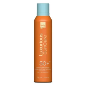 Intermed Luxurious Sun Care Antioxidant Sunscreen Invisible Spray For Face & Body SPF50, Αντηλιακό Για Πρόσωπο & Σώμα 200ml.