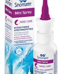 Sinomarin Mini Spray από 6 Μηνών Ρινικό Σπρέι με Θαλασσινό Νερό για Όλη την Οικογένεια 30ml