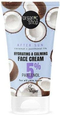 Organic Shop Coconut After Sun Κρέμα για το Πρόσωπο 50ml