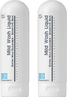 Frezyderm Υγρό Καθαρισμού Mild Wash Liquid για Ευαίσθητες Επιδερμίδες 2x200ml