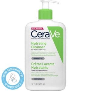 CeraVe Κρέμα Καθαρισμού Hydrating Normal To Dry Skin για Ξηρές Επιδερμίδες 473ml