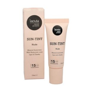 Laouta Natural Products Sun-Tint Αντηλιακό Χειλιών SPF15 με Χρώμα Nude 10ml