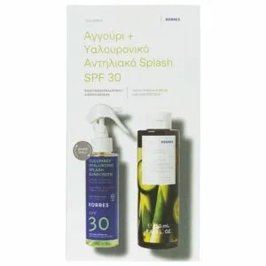 Korres Promo Cucumber & Hyaluronic Splash Sunscreen SPF30, 150ml & Αφρόλουτρο Αγγούρι Bamboo, 250ml