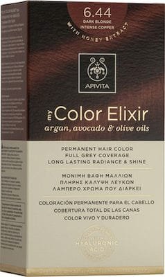 Apivita My Color Elixir 6.44 Ξανθό Σκούρο Έντονο Χάλκινο 125ml