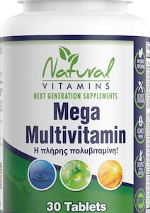 Natural Vitamins Mega Multivitamin 30 ταμπλέτες