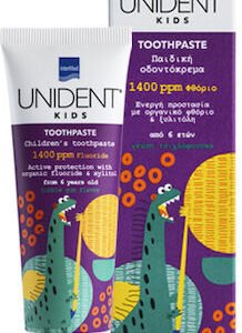 Intermed Οδοντόκρεμα Unident 50ml 1400 ppm με Γεύση Τσιχλόφουσκα για 6+ χρονών