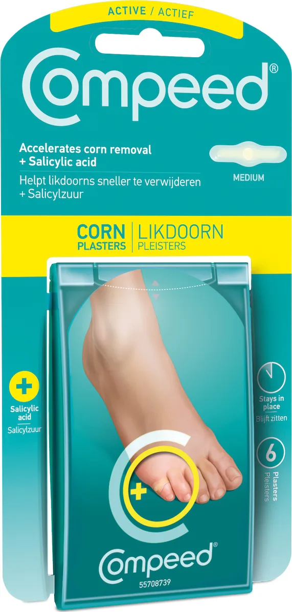 Compeed Επιθέματα Callifughi Cerotti με Gel για τους Κάλους Medium 6τμχ