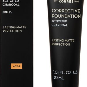 Korres Activated Charcoal Corrective Mousse Make Up SPF15 ACF4 30ml
