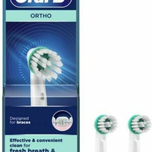 Oral-B Ortho Ανταλλακτικές Κεφαλές για Ηλεκτρική Οδοντόβουρτσα 2τμχ