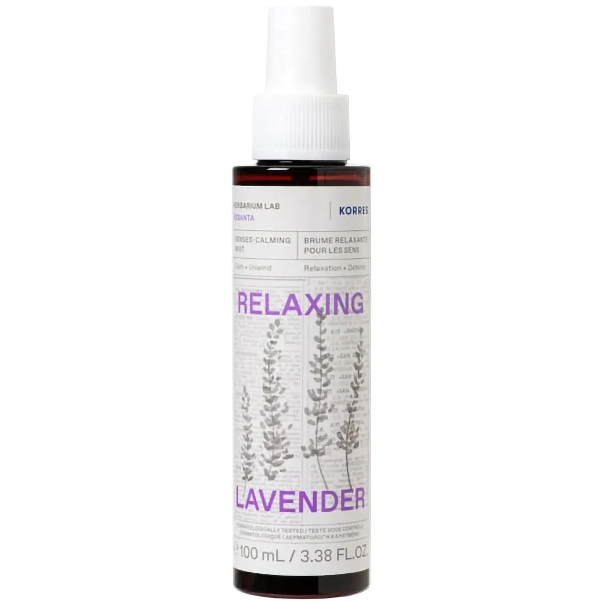 Korres Relaxing Lavender Body Mist 100ml Korres Relaxing Lavender Body Mist 100ml