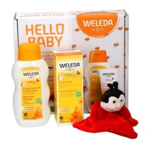 Weleda Βρεφικό Σετ με Calendula Baby Oil 200ml και Calendula Kρέμα Αλλαγής Πάνας 75ml