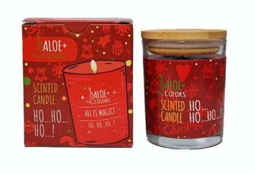 Aloe Colors Ho Ho Ho Αρωματικό Κερί Σόγιας σε Βάζο 150g