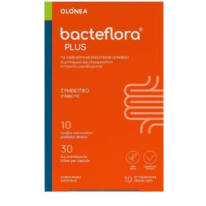 Olonea BacteFlora Plus Προβιοτικά για την Ομαλή λειτουργία του Εντέρου 10caps