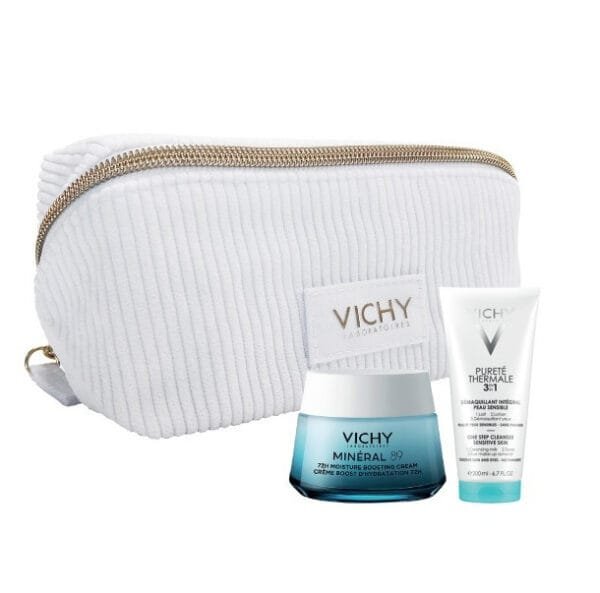 Vichy XMAS PROMO PACK Minerall 89 Κρέμα Ενυδάτωσης 50ml & Purete Thermale Γαλάκτωμα Καθαρισμού 200ml.