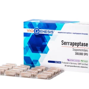 Viogenesis Serrapeptase 300.000 SPU 60 κάψουλες