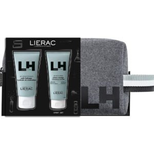 Lierac XMAS PROMO PACK Homme Hydrant Ενυδατικό Τζελ Για Τόνωση 50ml & Shower Gel Για Σώμα Πρόσωπο Μαλλιά και Γένια 50ml.