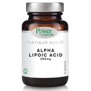 Power Of Nature Platinum Range Alpha Lipoic Acid 300mg 30 κάψουλες