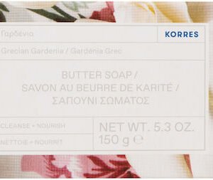 Korres Butter Soap Grecian Gardenia - Σαπούνι Σώματος Με Άρωμα Γαρδένια, 150g