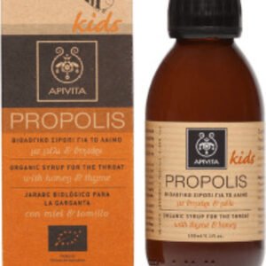 APIVITA Kids Propolis Βιολογικό Σιρόπι για το Λαιμό με Μέλι & Θυμάρι 150ml