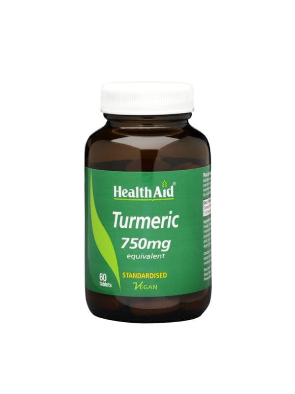 Health Aid Turmeric 750mg 60 ταμπλέτες