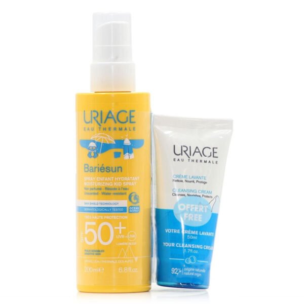 Uriage Παιδικό Αντηλιακό Σετ Spray Bariesun SPF50 200ml & Δώρο Cleansing Cream 50ml