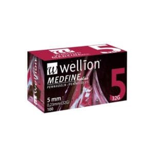 Wellion Βελόνες Ινσουλίνης 32G 100τμχ