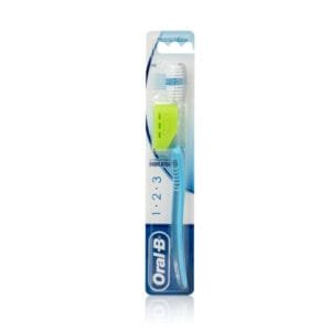 Oral-B 1-2-3 Indicator Οδοντόβουρτσα Medium Μπλε