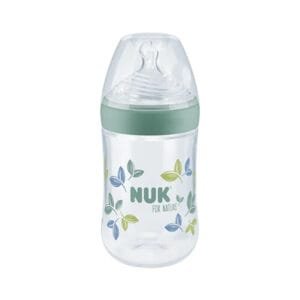 Nuk Πλαστικό Μπιμπερό Nature Κατά των Κολικών με Θηλή Σιλικόνης 260ml για 6-18 μηνών