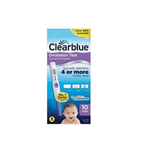 Clearblue Advanced Digital Ovulation 10τμχ Ψηφιακό Τεστ Ωορρηξίας με Δείκτη Δύο Ορμονών