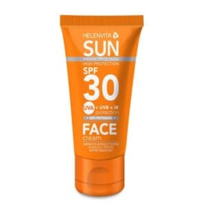 Helenvita Sun High Protection Αδιάβροχη Αντηλιακή Κρέμα Προσώπου SPF30 50ml