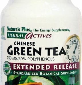 Nature's Plus Herbal Actives Green Tea Extended Release Πράσινο Τσάι 30 ταμπλέτες