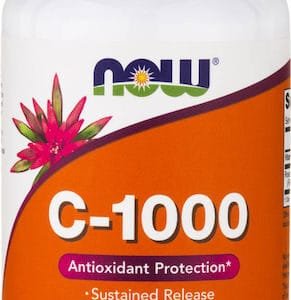 NOW Foods Vitamin C-1000 with Rose Hips - Timed Release [100 Ταμπλέτες]