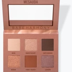 Mesauda Milano Bare Harmony Παλέτα Σκιών Ματιών Warm Nude 6gr