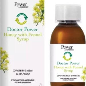 Power Of Nature Doctor Power Honey with Fennel Σιρόπι χωρίς Γλουτένη Μέλι 150ml