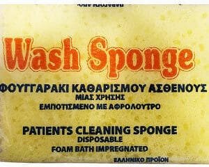 Wash Sponge Σφουγγαράκι Καθαρισμού Ασθενούς 1 Τεμάχιο
