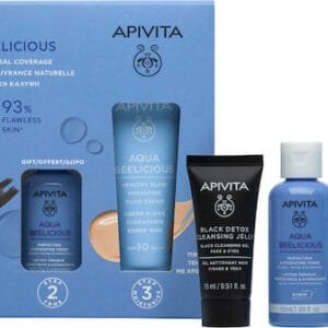 Apivita Aqua Beelicious Σετ Περιποίησης για Ενυδάτωση & Λάμψη 3τμχ