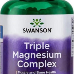 Swanson Triple Magnesium Complex 400mg 300 φυτικές κάψουλες