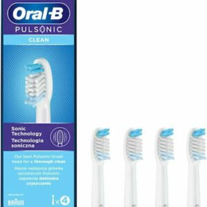 Oral-B Pulsonic Clean Ανταλλακτικές Κεφαλές για Ηλεκτρική Οδοντόβουρτσα Value Pack 852544 4τμχ