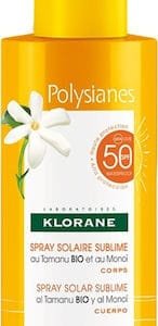 Klorane Polysianes Αντηλιακή Λοσιόν για το Σώμα SPF50 σε Spray 200ml